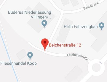 Prim Laserbeschriftung Anfahrt Belchenstrasse